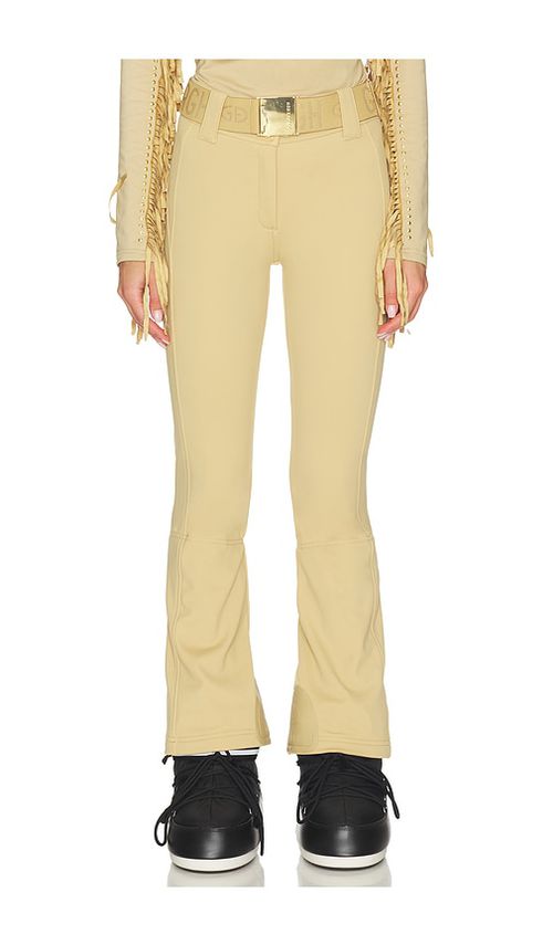 Goldbergh Pippa Gold Ski Pant in Tan. - 32 also