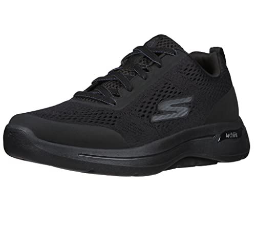 Skechers Men's Gowalk Arch Fit-Athletic Workout Walking Shoe with Air Cooled Foam Sneaker, Black,