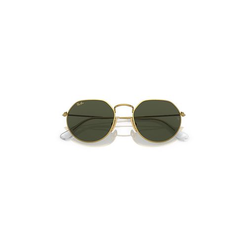 Ray-Ban Jack Titanium Sunglasses Gold Frame Green Lense