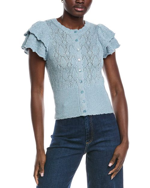 Diamond Pointelle Top