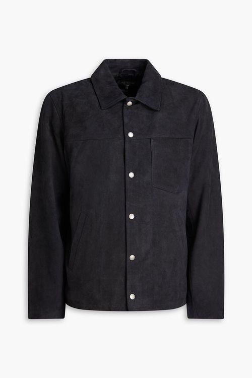 Eli suede jacket - Blue - M