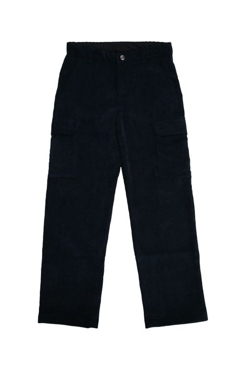 Corduroy Cargo Cargo Pants — Navy