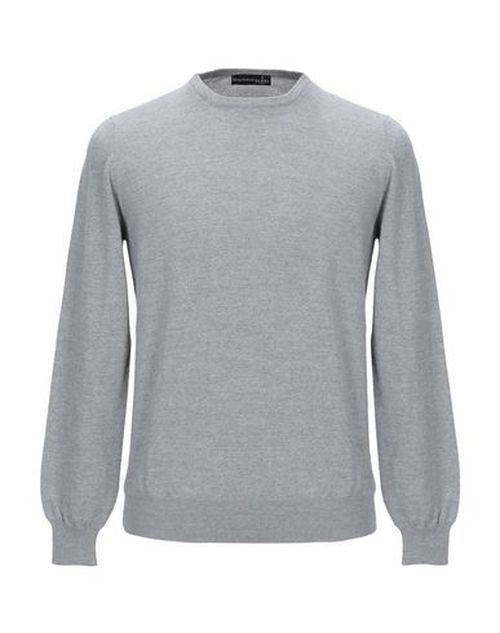 Man Sweater Grey Size 46 Virgin Wool