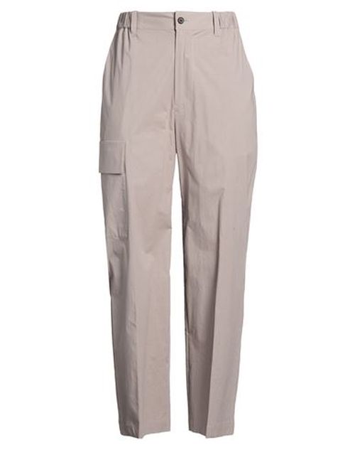 Woman Pants Grey Size 8 Cotton, Elastane