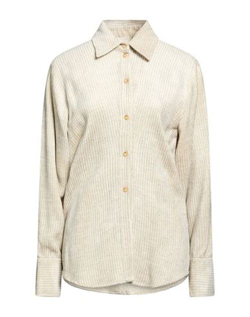 Crème Woman Shirt Beige Size 2 Viscose