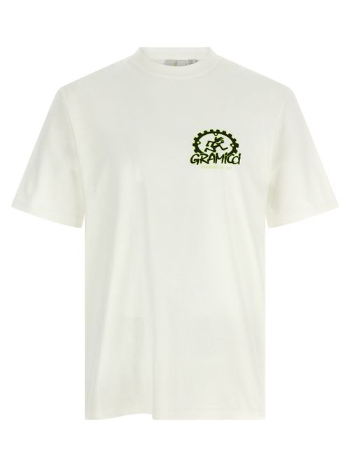 White Equipped For Dirt T-shirt