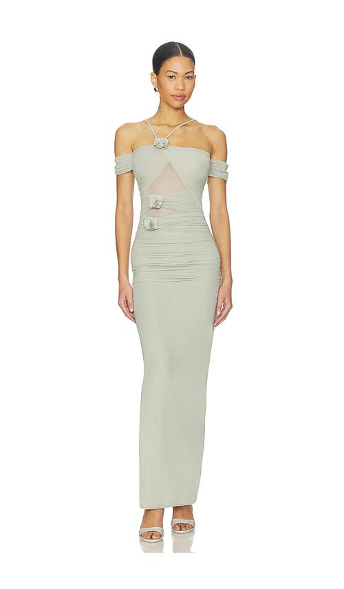 Maygel Coronel Abisso Dress in Sage - Sage. M/L also in