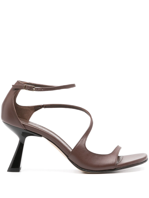 Dark Brown Leather Heels
