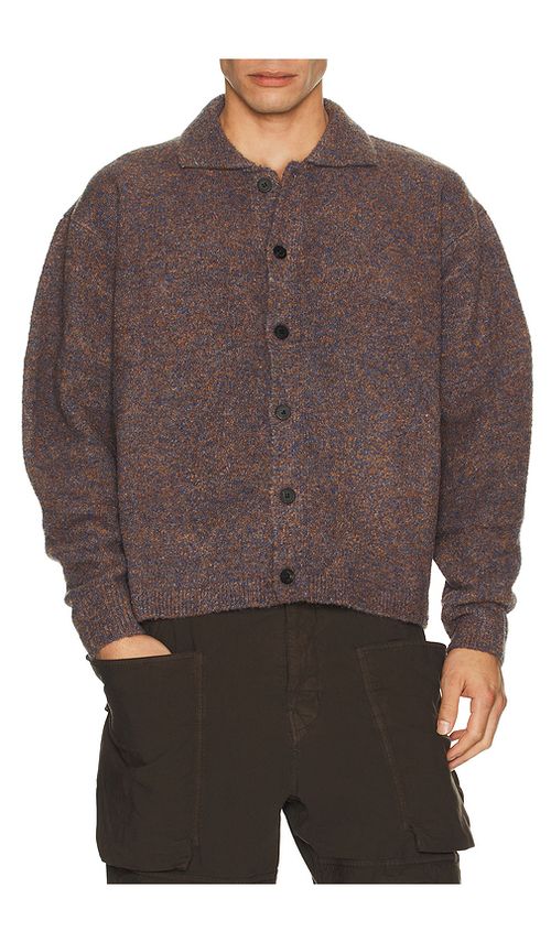 Le17Septembre Boucle Button Down Cardigan in Purple. 52. Also