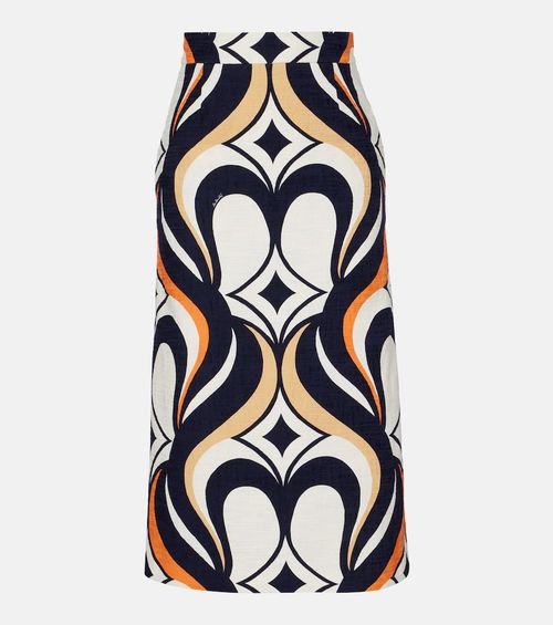 Baia Jive cotton midi skirt