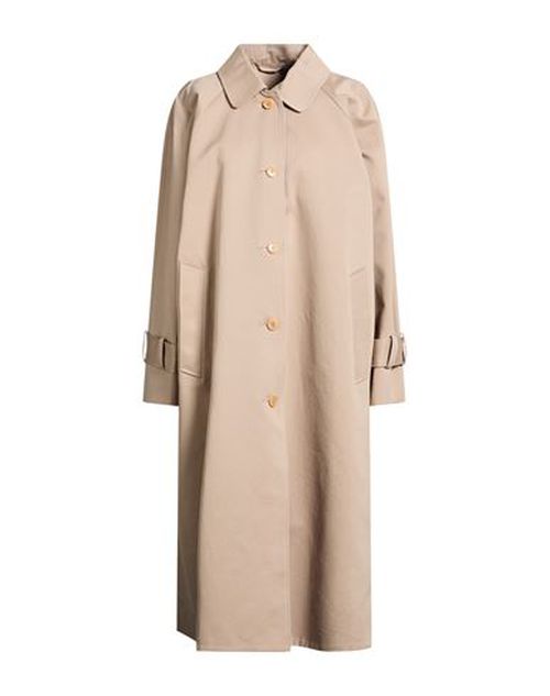 Woman Overcoat & Trench Coat Beige Size 10 Organic cotton