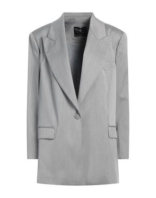 Woman Blazer Grey Size 2 Polyester, Viscose, Elastane