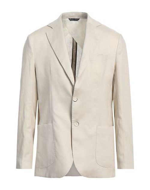 Man Blazer Ivory Size 36 Linen