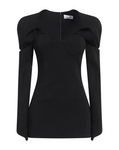 Mônot Woman Mini dress Black Size 0 Triacetate, Polyester