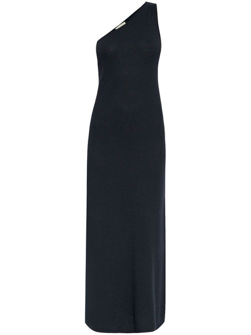 One-shoulder maxi dress - Blue