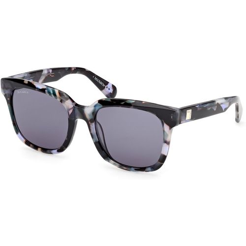 MAX&Co Mujer MAX&Co MO0146 55V Gafas de sol Acetato la Habana Azul Cuadrada Norma