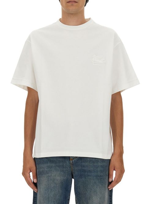 T-shirt With Pegasus Embroidery