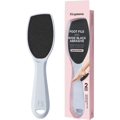 F3 SYSTEMS - Wide Emery Foot File - - Pastel Blue