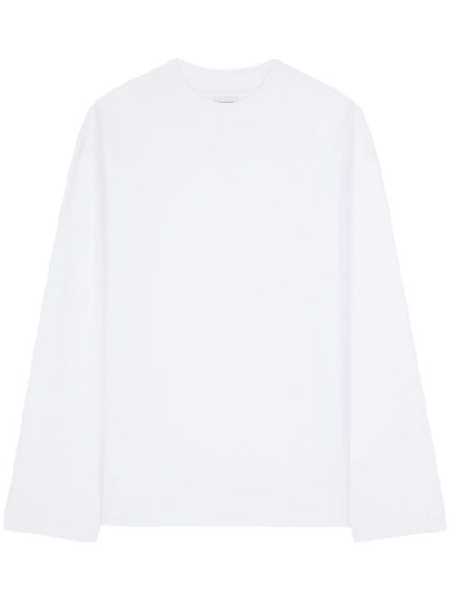 DRIES VAN NOTEN Langarmshirt aus Baumwolle - Weiß