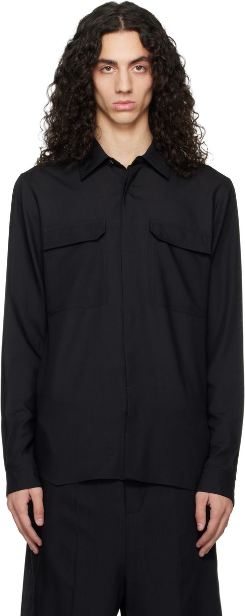 Black Temple Work Shirt