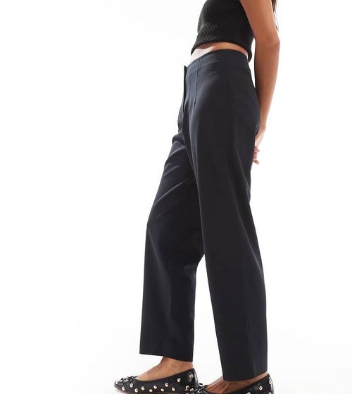 Miss Selfridge Petite essentials cigarette pants in black