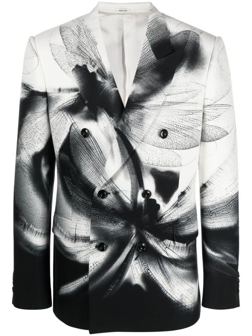 Dragonfly Shadow double-breasted blazer - Black