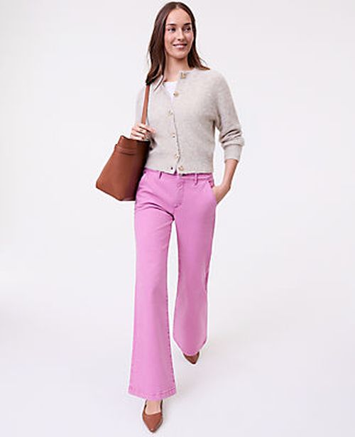 Ann Taylor Weekend  Wide-Leg Jean