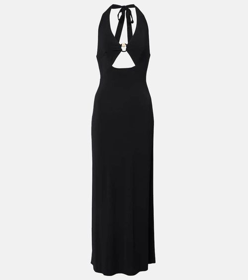 Ghiotto cutout halterneck maxi dress