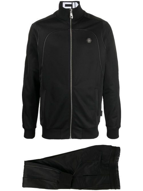 Skull Bones two-piece tracksuit set - Black