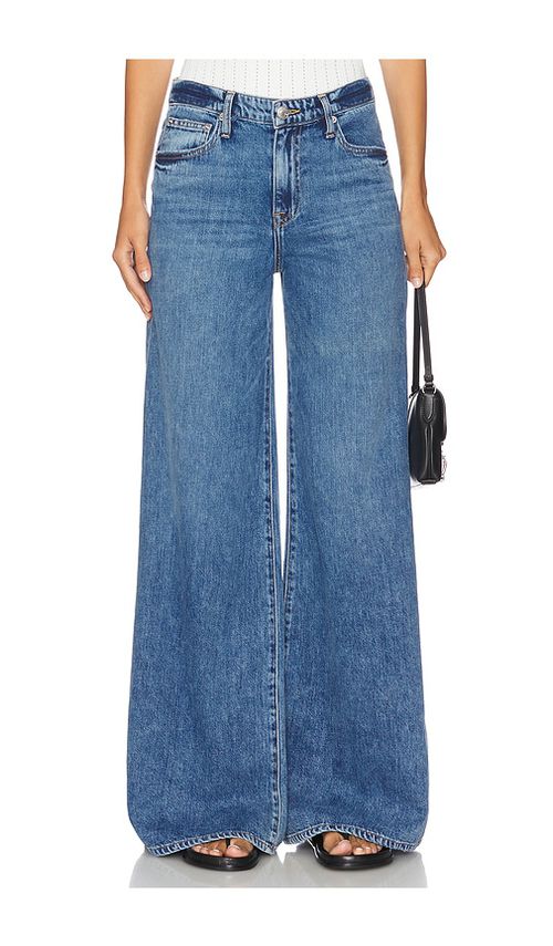 SIMKHAI Arlo Wide Leg in Blue. -  30 also in 24, 25, 26, 27
