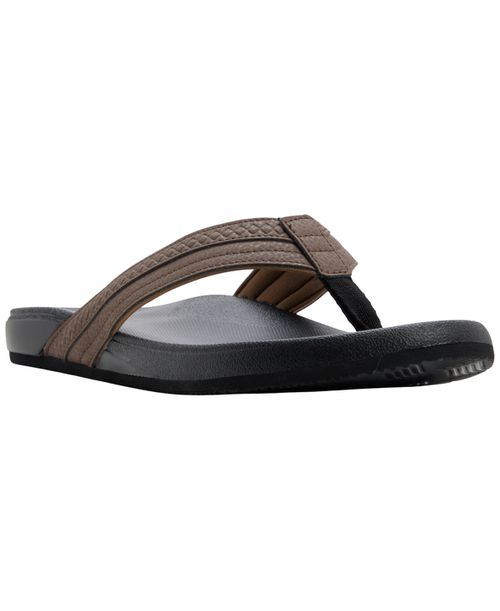 Men's Spinnaker Slip-on Thong Sandals - Brown