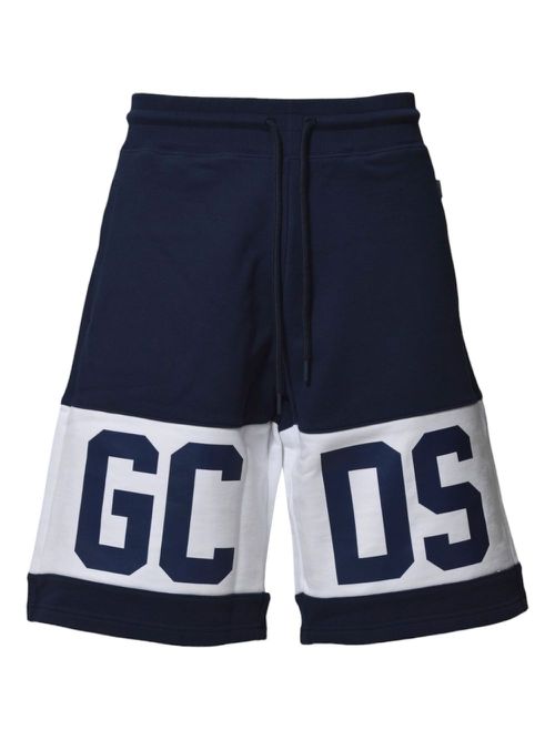 Logo-print shorts - Blue