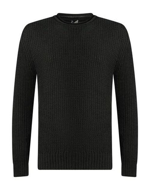 Man Sweater Dark green Size L Merino Wool, Acrylic