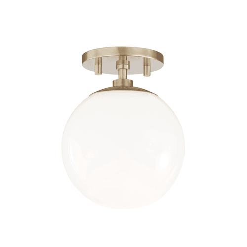 Mitzi Stella Ceiling Light in Aged Bra