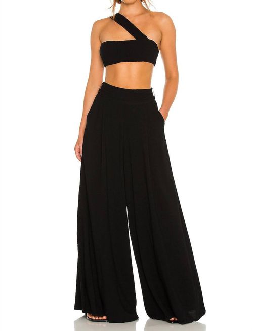 Barbados Wide Leg Pants In Black