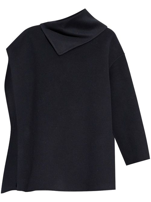 Asymmetric jacket - Blue