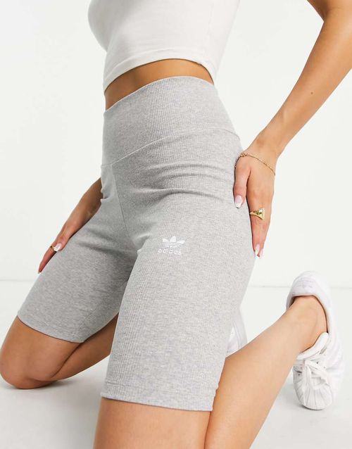 Adidas Originals essential legging shorts in gray