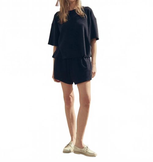 The Micro Terry Swing Short In Navy