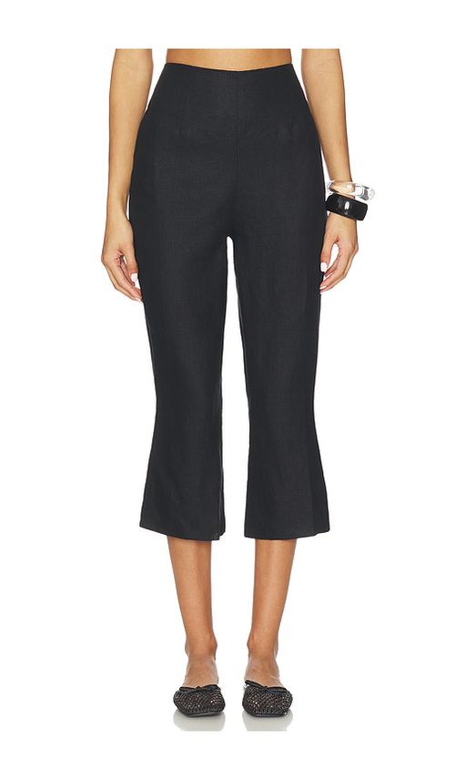 FAITHFULL Valeria Capri Pant in Black. M also in