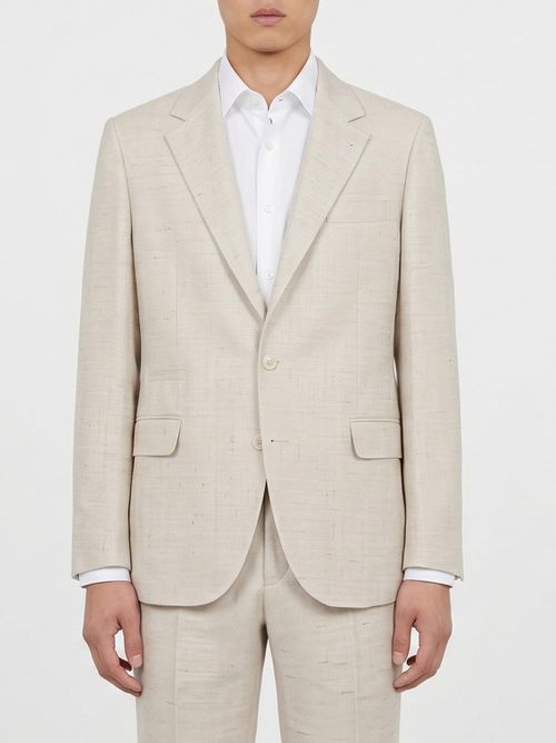 Blazer Men color Beige