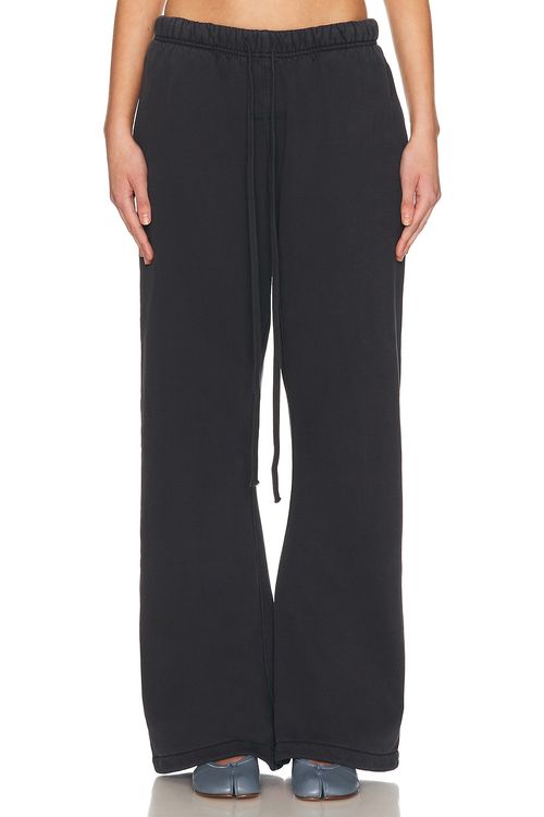 Fear of God ESSENTIALS Flare Sweatpant in Vintage Black - Black. L also in M, S