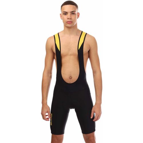 Skins Mens Cycle Thermal Bib Shorts in Black Nylon - Size Large