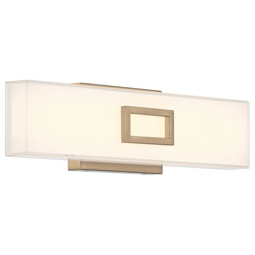 Restore 1-Light LED Bathroom Vanity Light in Antique Brushed Bra