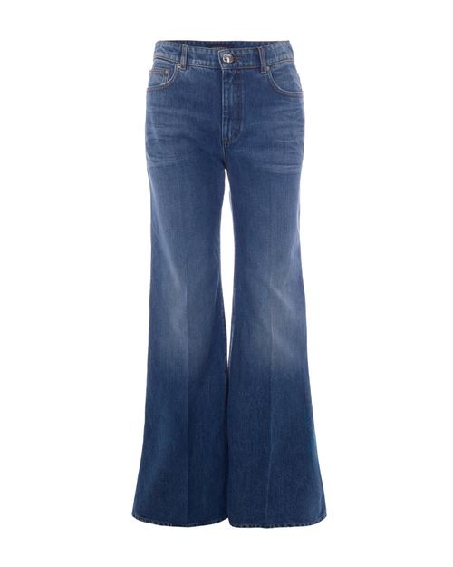 Blue Regular Low Rise Jeans