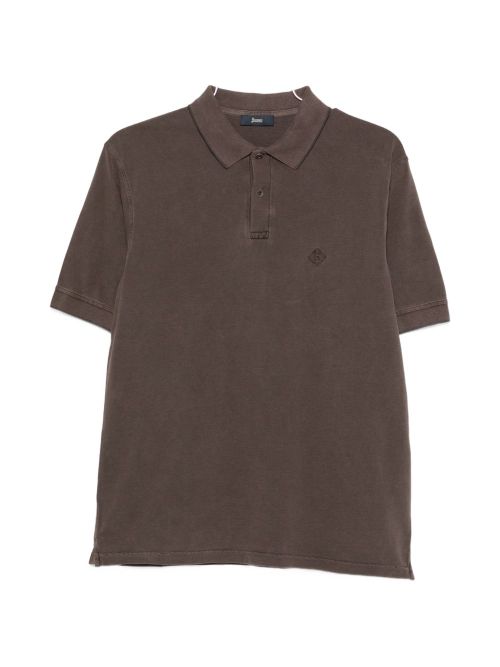 Logo cotton polo shirt