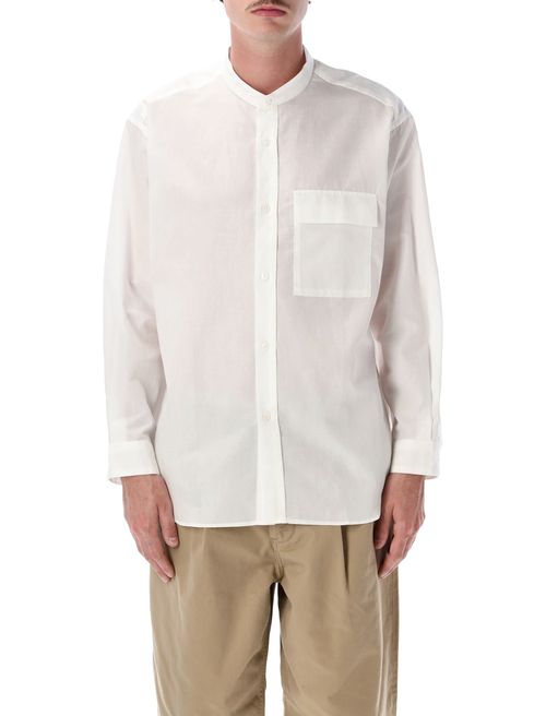Pocketwork Shirt Band Collar Shirt