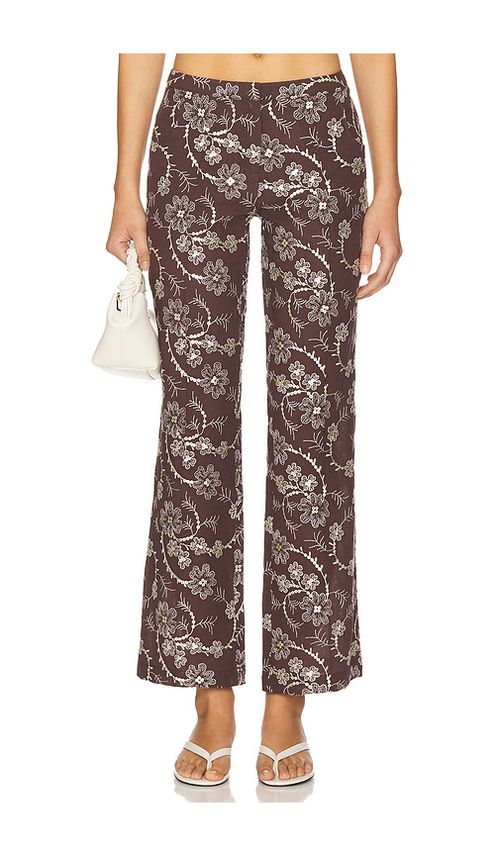 SIEDRES Cera Pants in Brown. 40. Also