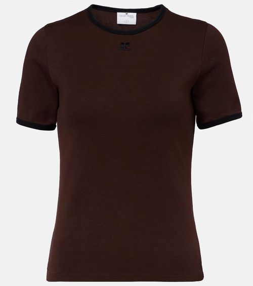 Courrèges Logo cotton T-shirt