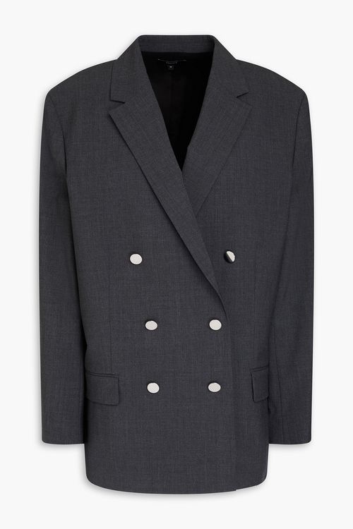 Wool-blend blazer