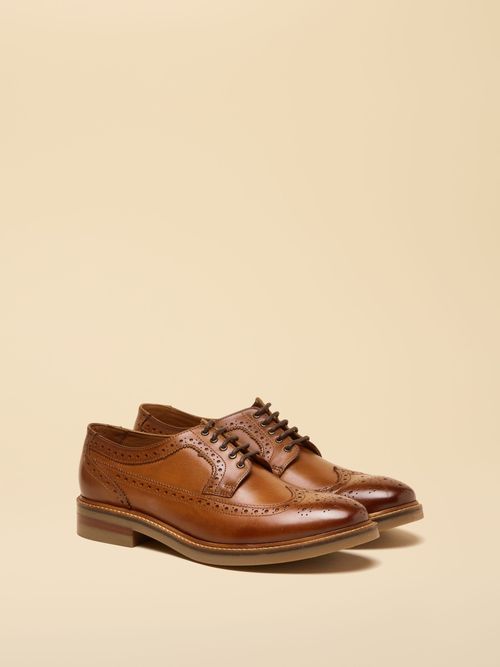 Tan Brown Suede Brogue